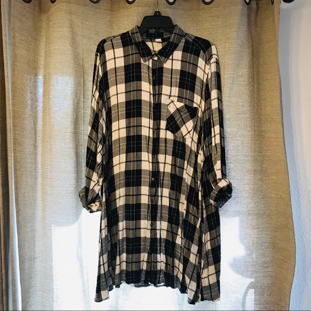 Old Navy plaid dress